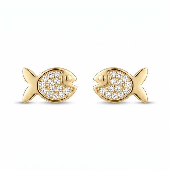 Orecchini GPG Donna in Oro Cubic Zirconia GPGGOLDOR3 - GPGGOLDOR3